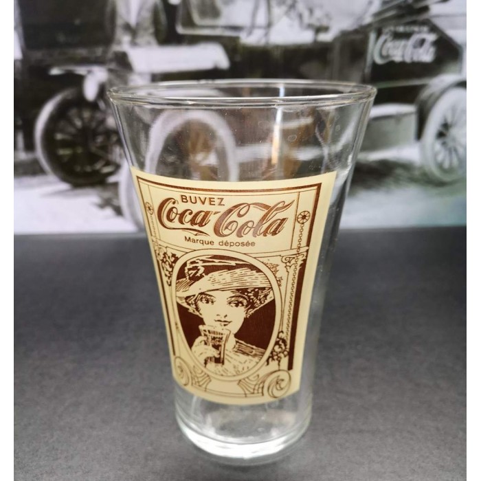 COCA-COLA verre collection évasée